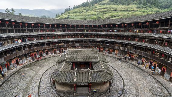 南靖雲水謠景區+福建土樓王一日遊(8人散拼團或包車可選)