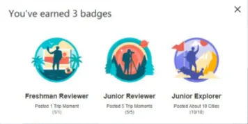 Collect Travel Badges and Win Prizes