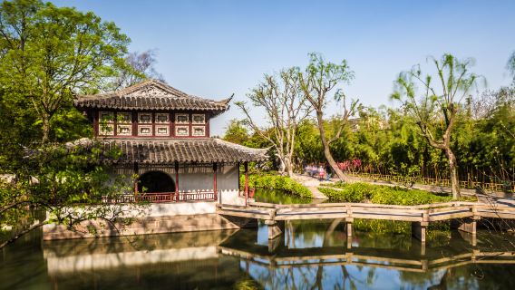 ทัวร์วันส่วนตัวที่ซูโจว รวมหมู่บ้านริมน้ำถงหลี่หรือหมู่บ้านโบราณโจวจวง