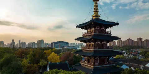 蘇州獅子林+寒山寺+山塘街+姑蘇水上游純玩一日遊