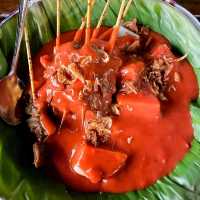 Famous satay in Padang