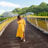 Relax at Minghu Lake Wetland Park