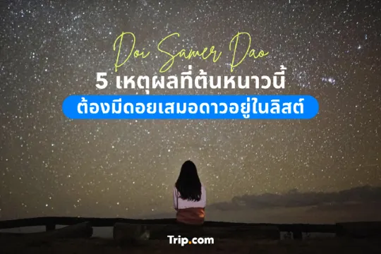 5 เหตุผลที่ต้นหนาวนี้ต้องมีดอยเสมอดาวอยู่ในลิสต์