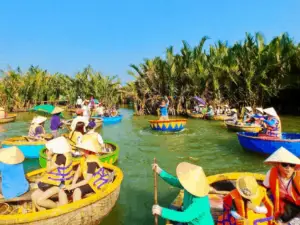 Hacoconut Coconut Basket Boat