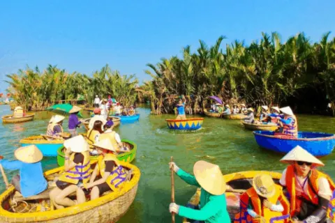 Hacoconut Coconut Basket Boat