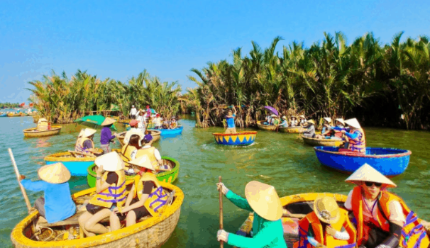 Hacoconut Coconut Basket Boat