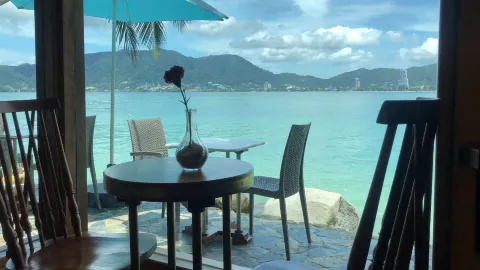 Blue Harbour Coffee at Tri-​Trang Beach in Phuket