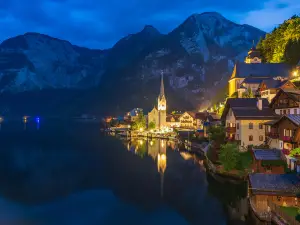 할슈타트의 인기 야경 필수 코스