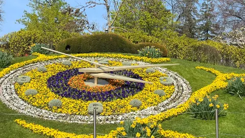 L'Horloge Fleurie attraction in Ginevra