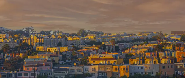 การชมพระอาทิตย์ตกที่ซานฟรานซิสโก