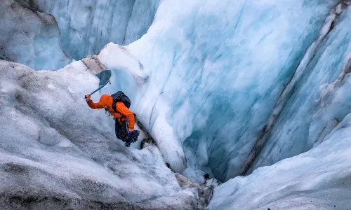 Ice Climbing in Iceland