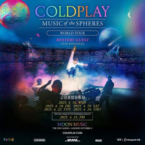 Coldplay <Music Of The Spheres> World Tour | Goyang Stadium