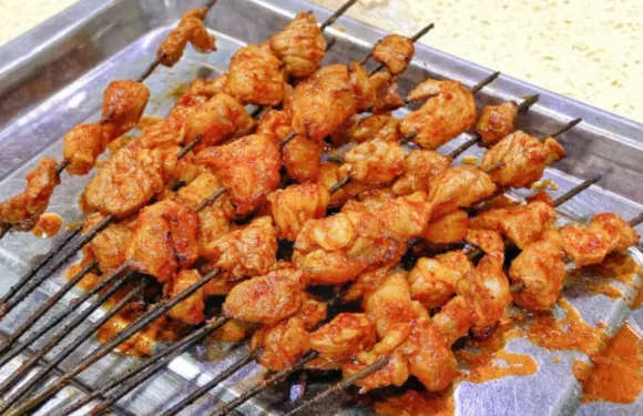 馬義黑白條烤羊肉