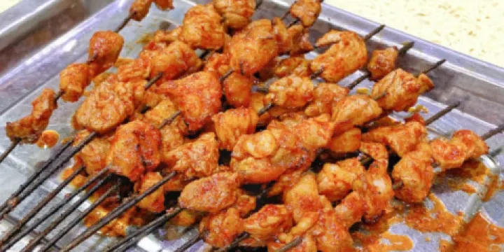 馬義黑白條烤羊肉