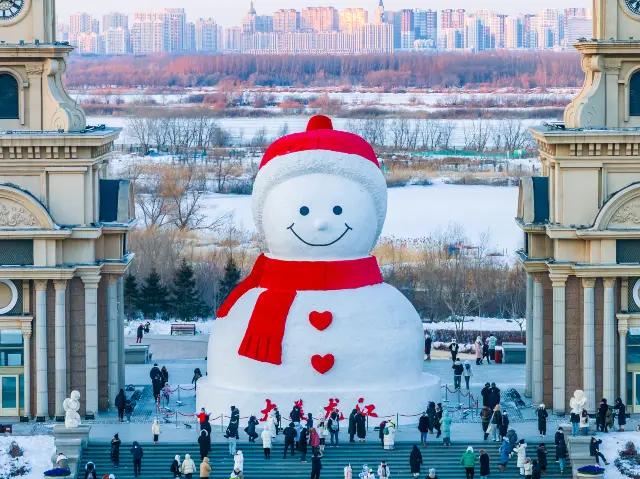 Check out Snowman in Harbin