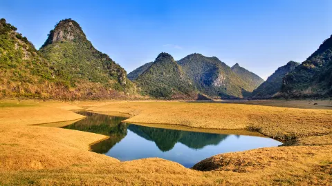 Gengwang Lake attraction in Nanning