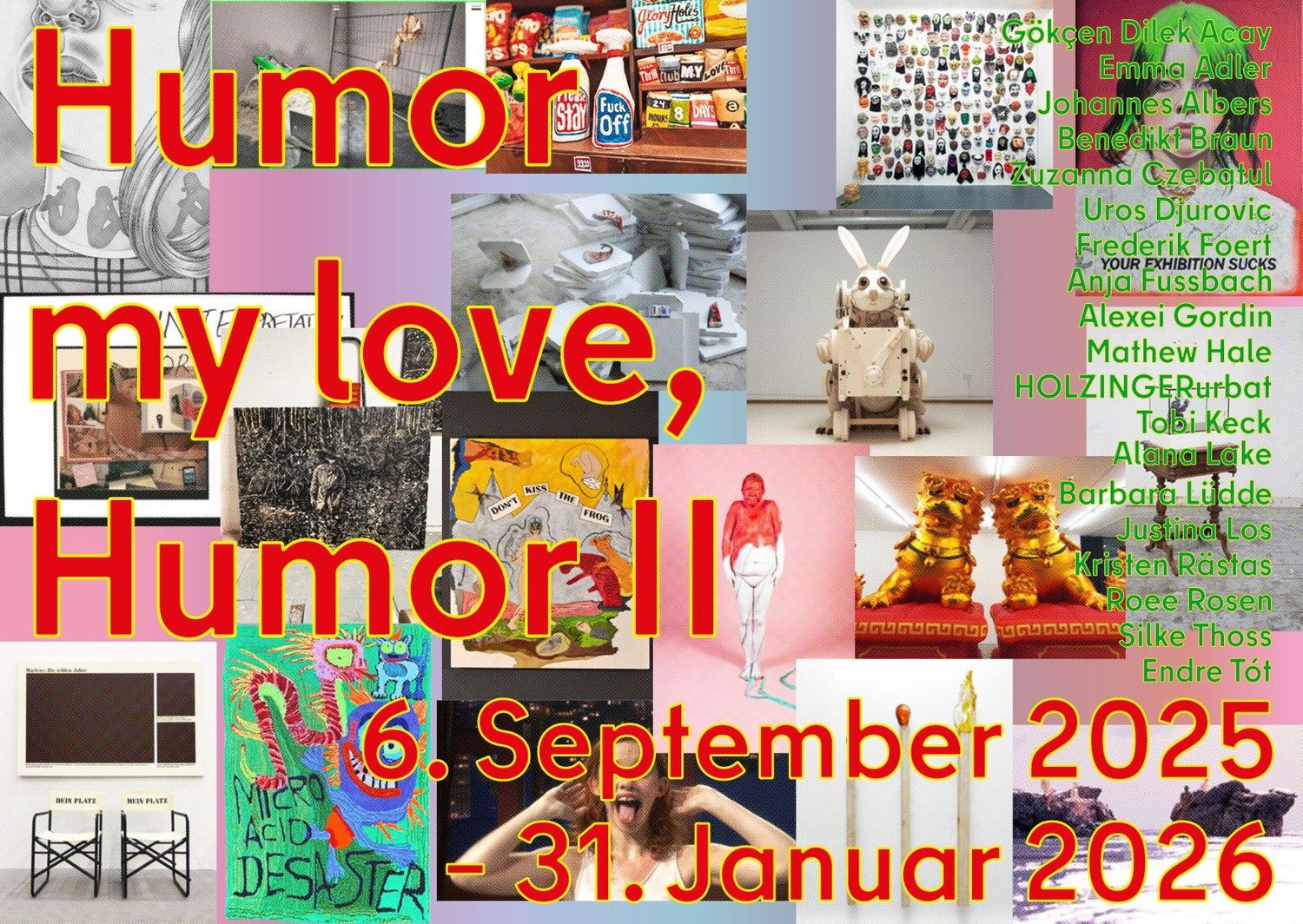 Humor my love, Humor II | Galerie Alte Schule Adlershof