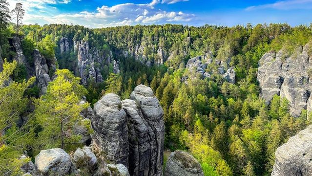 Sächsische Schweiz vorderer Teil National Park