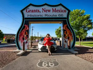 Route 66 Neon Drive-Thru Sign