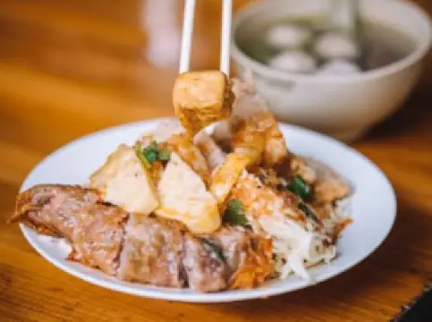 公园和尚豆干面