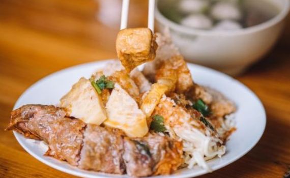 公园和尚豆干面