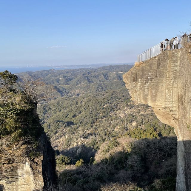 千葉県の隠れビュースポット"鋸山﻿"