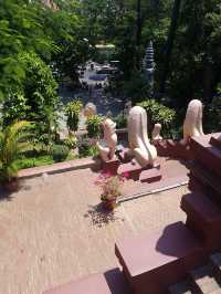 Hilltop temple in downtown Phnom Penh 