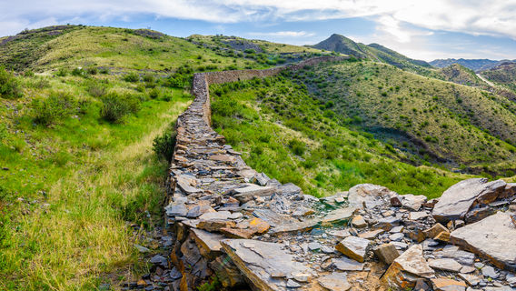 Site of the Great Wall in the Qin Dynasty