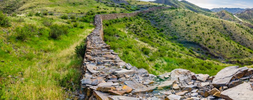Site of the Great Wall in the Qin Dynasty