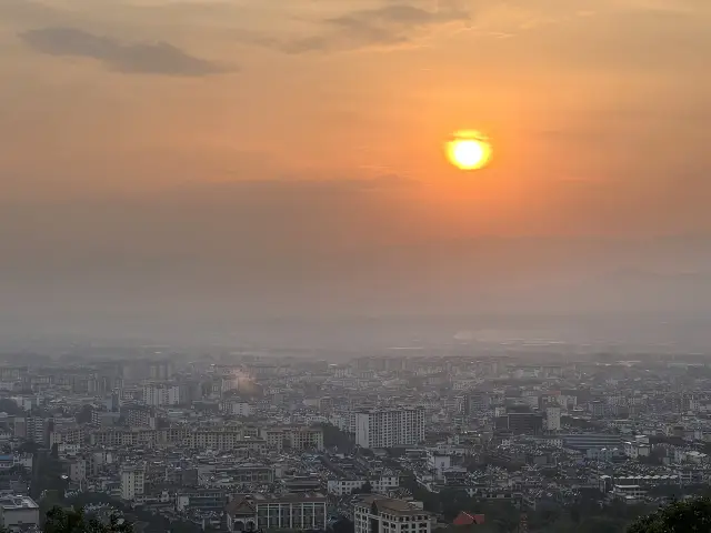Sunsets in Mangshi