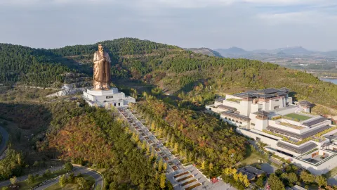 Nishan Sacred Land attraction in Jining
