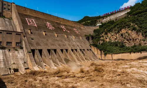 Sanmenxia Dam on Yellow River