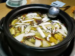 MUSHROOMS HOT POT