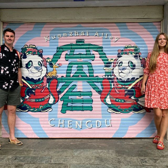Adorable pandas in Chengdu