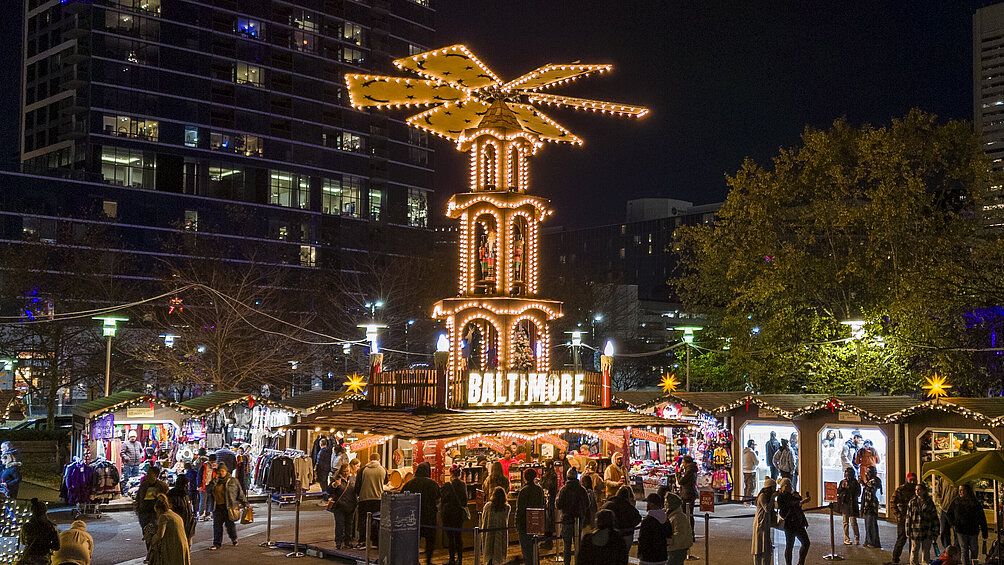 Christmas Village in Baltimore