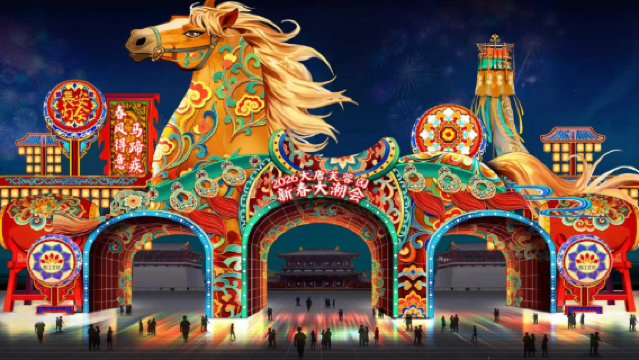Chang'an Lantern Festival in Datang Furong Garden 2026