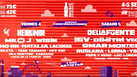 西班牙馬德里 · 2026 Coca-Cola Music Experience 音樂節