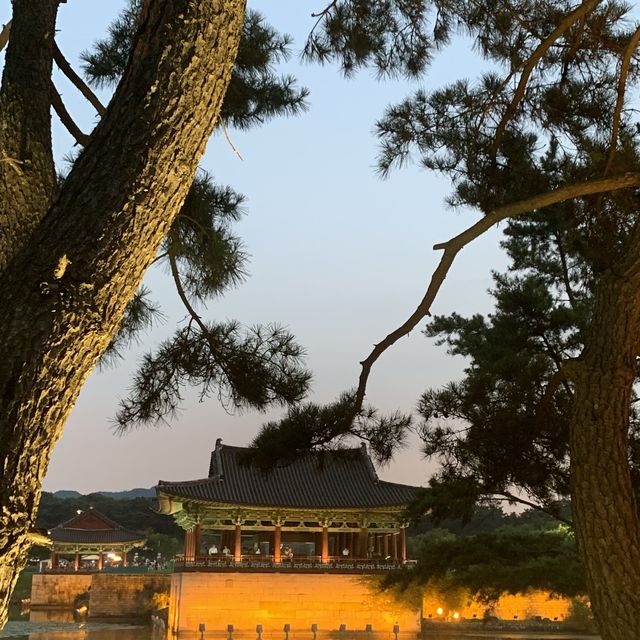 노을질때 가기좋은 경주 동궁과월지
