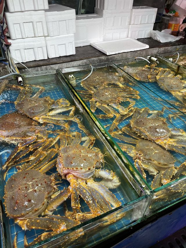 칭다오 해산물 시장 탐방기