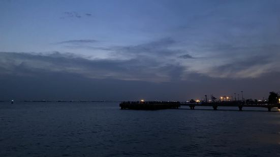 濱江公園一直是南通的驕傲，可以在長江邊上看着往來的船舶波光艷