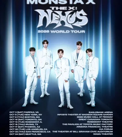 Seattle | 2026 Monsta X World Tour [The X: Nexus] event in Pullman