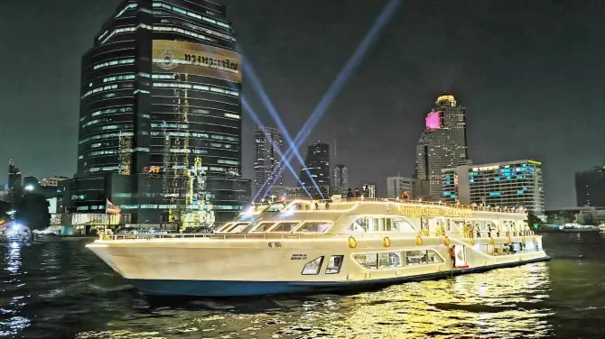 2_ล่องเรือยามค่ำคืนในแม่น้ำเจ้าพระยาบนอลังกา ครูซ