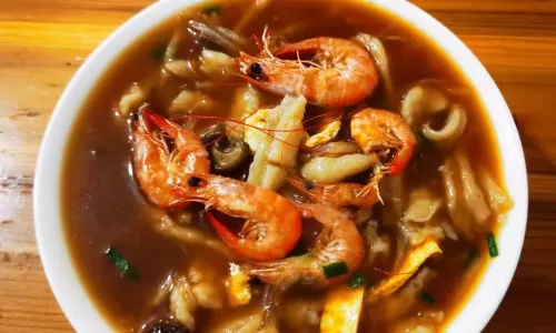 紫阳牛肉麦虾