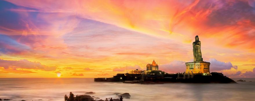 Kanniyakumari Sunrise View