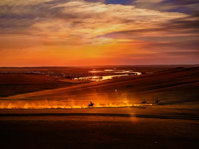 Sunset Sightseeing in Hulunbuir
