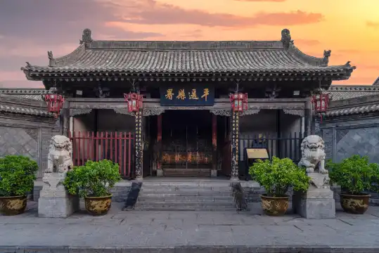 鄰近平遙古縣衙的酒店