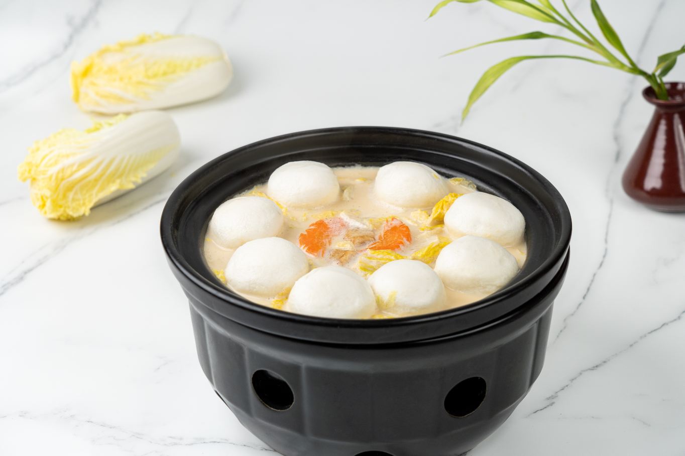 浓汤自制手工鱼腐煲