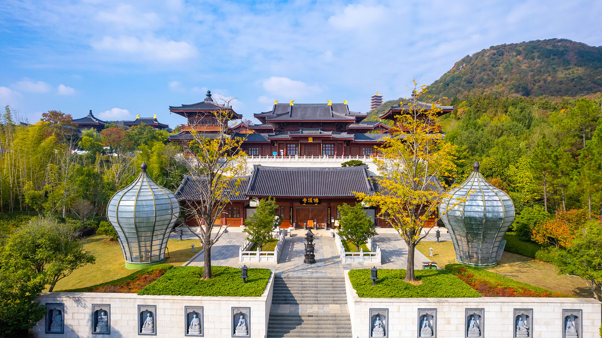 Nanjing Niushou Mountain Cultural Tourism Zone - Usnisa Temple