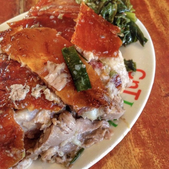 Crispy lechon! 