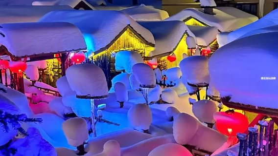 Zibo Bear Ridge Snow Town Happy World